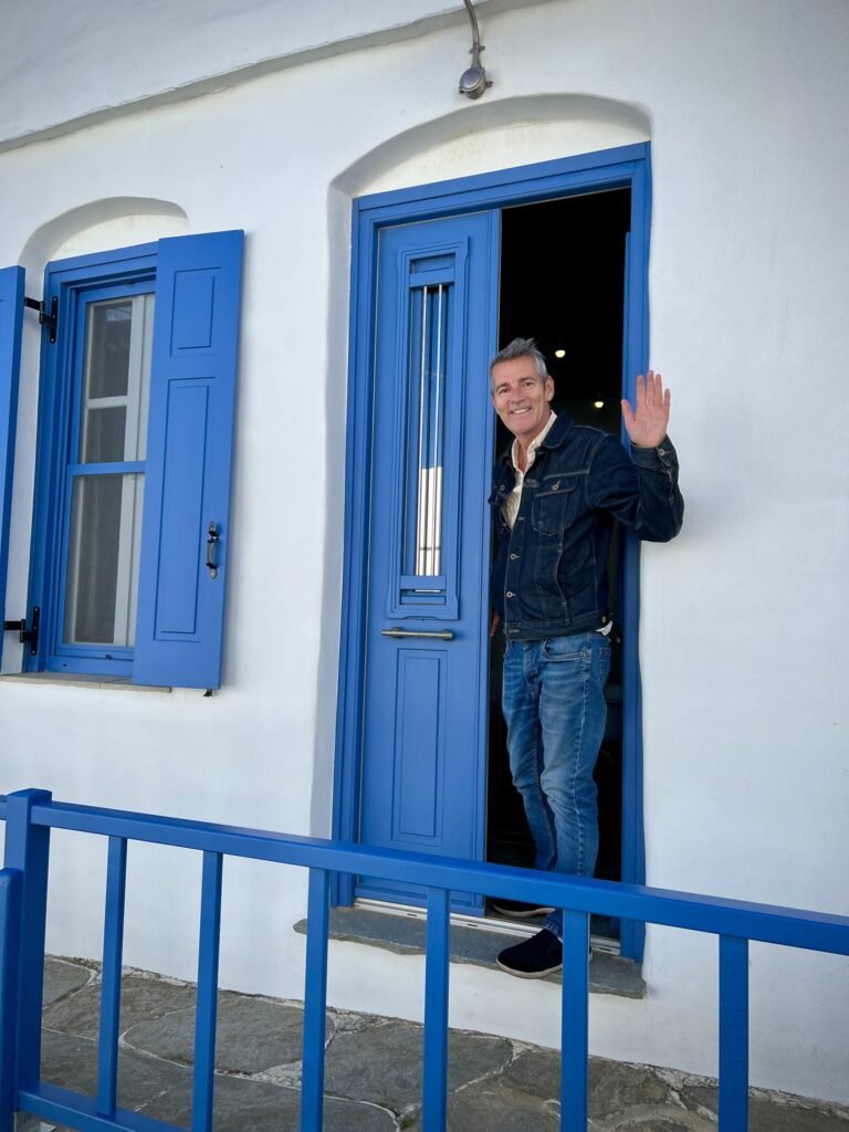 Greg Henry in Sifnos, Greece