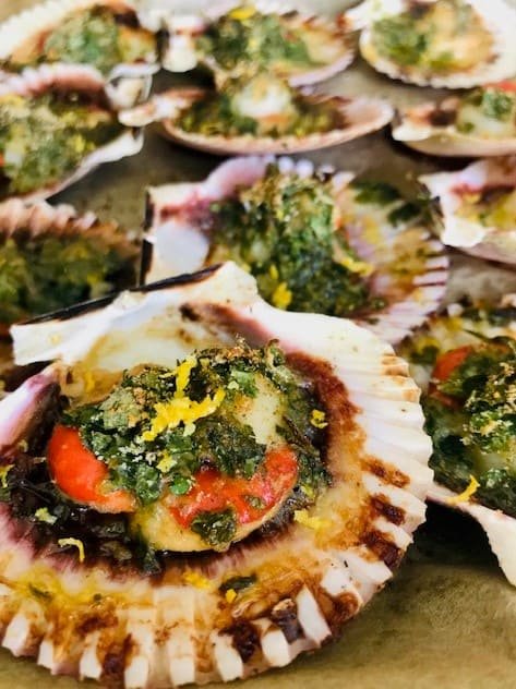 Ginger-Lemon Flavoured Baked Scallops - MyPinchofItaly.co.uk