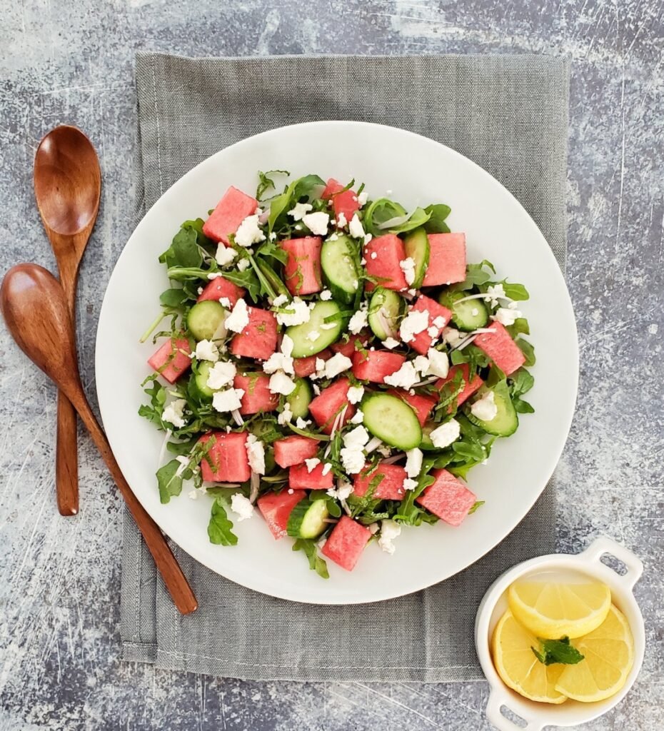 Watermelon, Mint, and Feta Salad – Leels Cooks