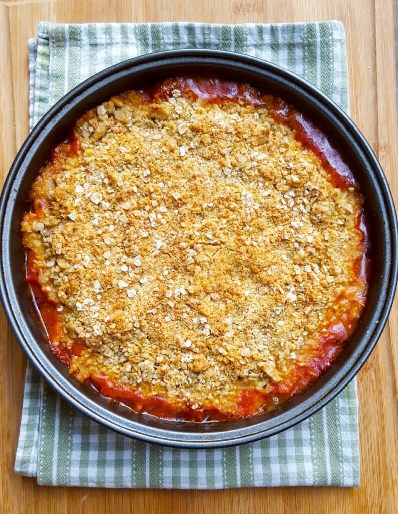 Spicy Tomato Crumble  – Leels Cooks