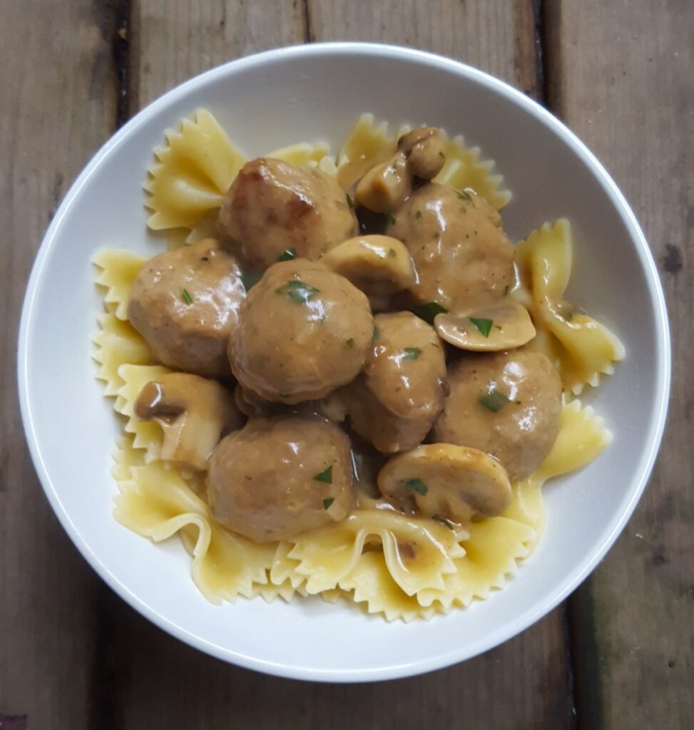 Pantry Panic –  Chicken Mushroom Meatballs – Leels Cooks