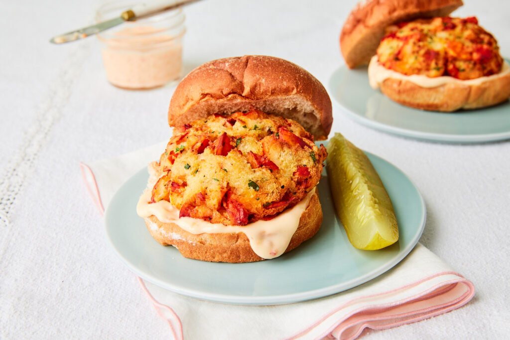 The Best Easy Dinner: Air Fryer Lobster Burgers