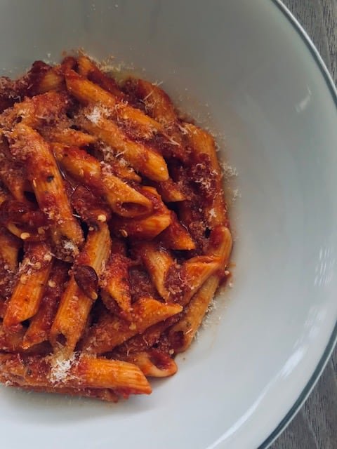 Pasta all'Arrabbiata - MyPinchofItaly.co.uk