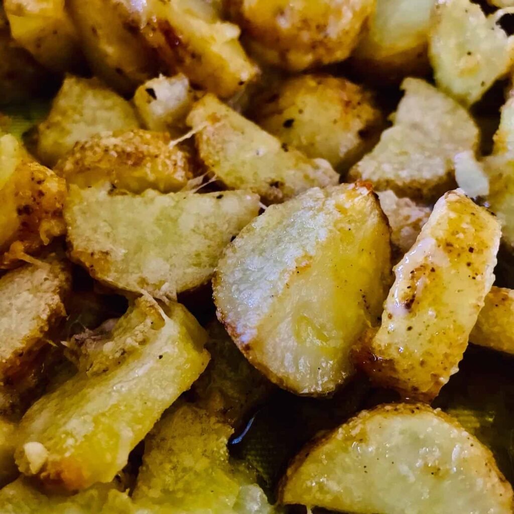 Roasted Potatoes with Pecorino and Black Pepper