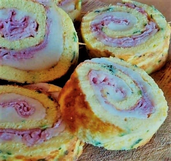 Ham and Cheese Frittata Rolls
