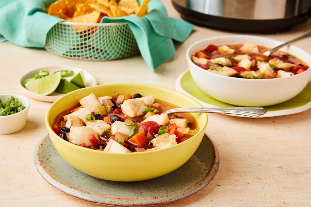 Easy Instant Pot Fish Tortilla Soup