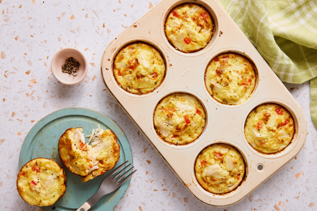 These Easy Crab And Egg Muffins Make Mornings Easy